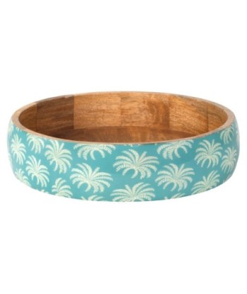 Cuenco Palmeras de Madera y Resina - Decoración Tropical