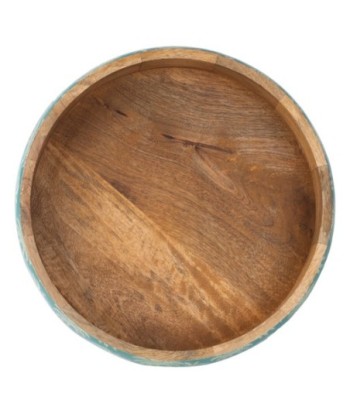 Cuenco Palmeras de Madera y Resina - Decoración Tropical