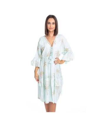 Vestido Corto Amarillo Floral para Mujer - Moda Isla Bonita Boheme - Estilo Elegante y Confortable para Ocasiones
