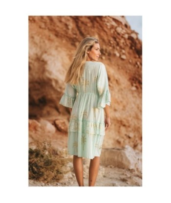 Vestido Corto Amarillo Floral para Mujer - Moda Isla Bonita Boheme - Estilo Elegante y Confortable para Ocasiones