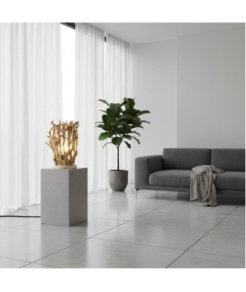 Lámpara de Madera de Pino Tea con Estilo Natural y Portátil