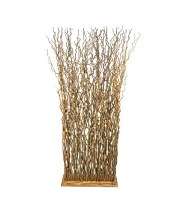Biombo de Madera de Sauce - Estilo Natural para Separación de Ambientes