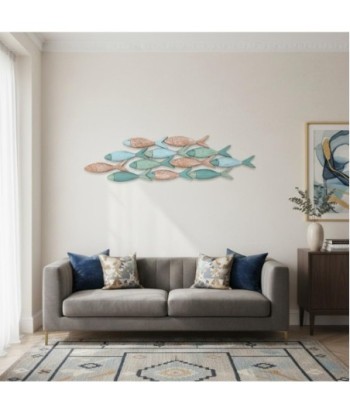 Adorno Pared Peces de MDF - Estilo Náutico para Decoración