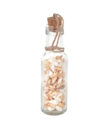 Botella De Conchas De Cristal Decorativa para Oficina o Hogar