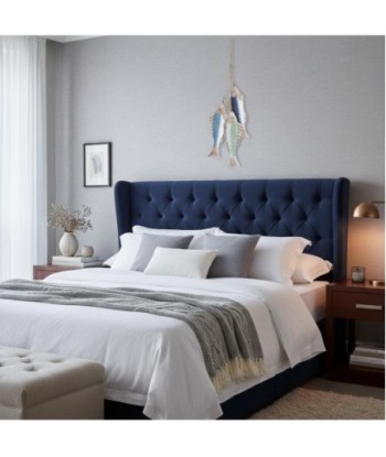 Colgante Peces de MDF en Verde, Azul y Blanco - Decoración Náutica