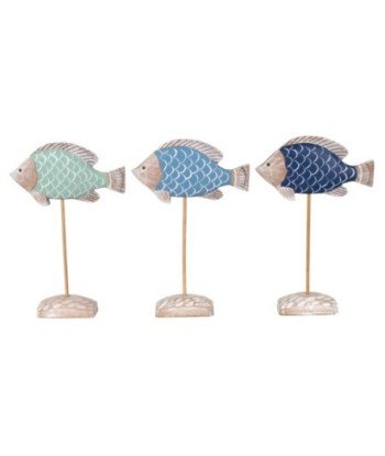 Figura 3U de peces en MDF - Decoración marina para cualquier espacio