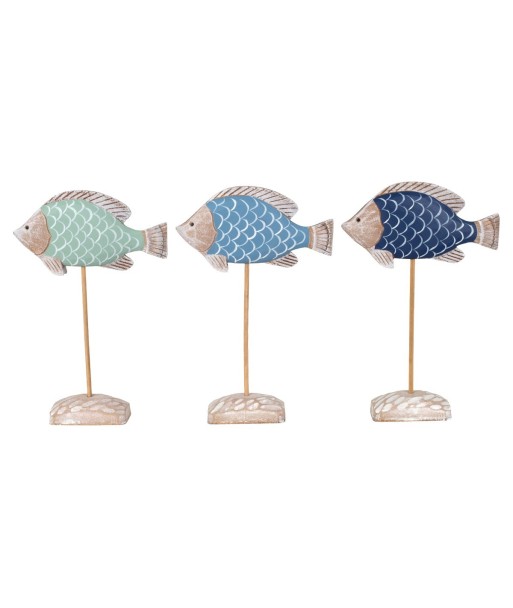 Figura 3U de peces en MDF - Decoración marina para cualquier espacio