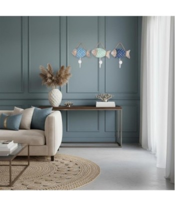 Percha 3U MDF estilo marítimo para decoración