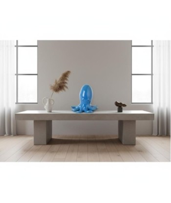 Figura de Pulpo de Cerámica Azul - Decoración Náutica Original