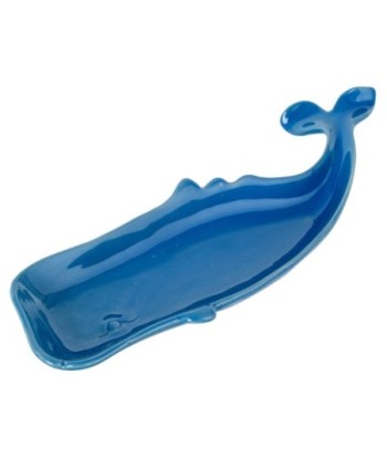 Plato Ballena de Cerámica Azul - Decoración Original para Hogar