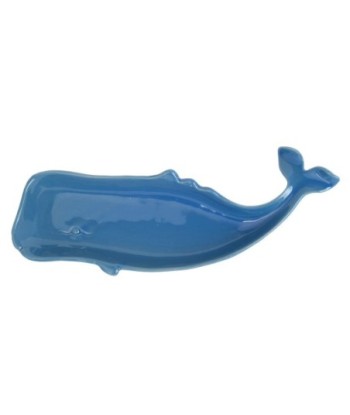 Plato Ballena de Cerámica Azul - Decoración Original para Hogar