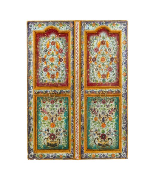 Cuadro Ventana de Madera Estilo Vintage con Detalles Florales