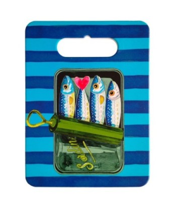 Tabla 4U Cerámica Artística con Diseño de Sardinas - NOVEDAD