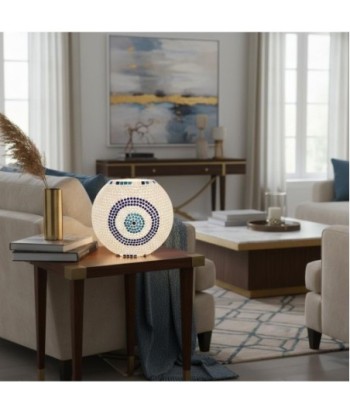 Lámpara Mosaico Sobremesa de Vidrio y Escayola - Estilo Moderno y Decorativa