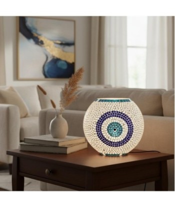 Lámpara Mosaico Sobremesa de Vidrio y Escayola - Estilo Moderno y Decorativa