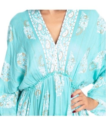 Vestido Corto Azul Estampado para Mujer - Moda Isla Bonita, Vestido Elegante, Ideal para Fiesta y Ocasiones Especiales