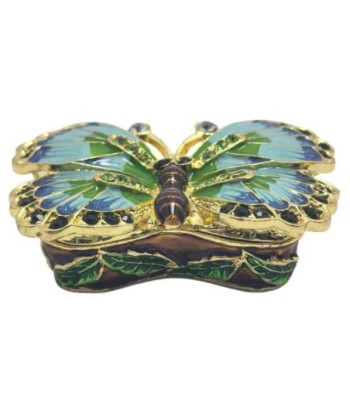 Caja Mariposa de Metal con Diseño Colorido y Detalles Elegantes