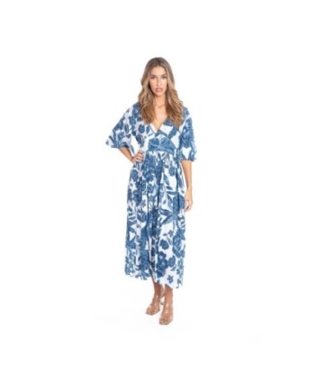 Vestido Largo Midi Rosa para Mujer - Elegante y Con Estampado, Perfecto para Ocasiones Especiales y Uso Diario