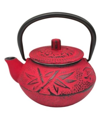 Tetera 0,3L de Hierro Colado Roja con Diseño Oriental