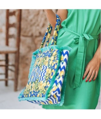Bolso Mujer Azul Algodón - Bolso Bandolera, Tote Bag, Mochila Mujer, Regalos Mujer, Ideal para Uso Diario y Ocasiones