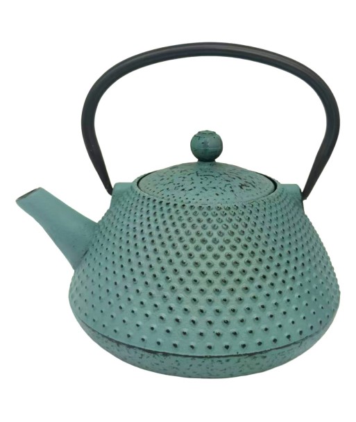 Tetera 0,8L de Hierro Colado con Diseño Texturizado y Asa Ergonomica