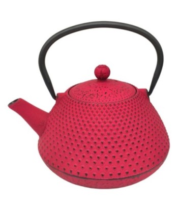 Tetera de Hierro Colado 0,8L Roja - Estilo Moderno