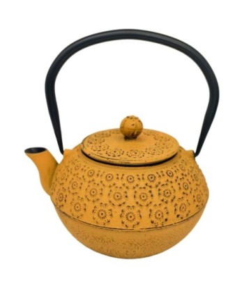 Tetera de Hierro Colado 1L - Estilo Vintage Floral