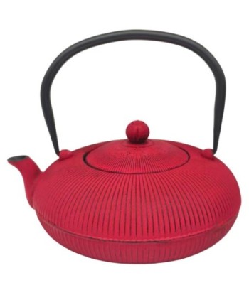 Tetera 1,2L de Hierro Colado Rojo con Diseño Exclusivo