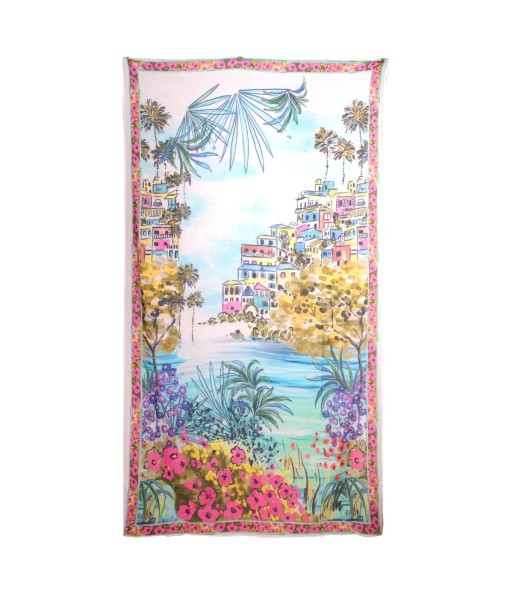 Pareo Playa Grande de Algodón para Mujer - Estilo Tropical, Ideal como Falda Corto o Vestido Playero - Colección