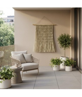 Adorno Pared de Palma y Hierba Marina - Estilo Natural para Exterior