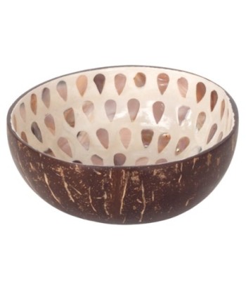 Cuenco de Fibra Vegetal con Diseño Artístico para Decoración