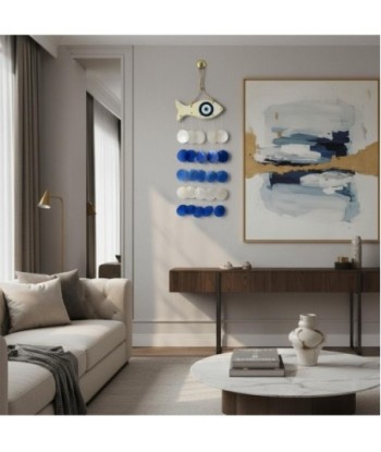 Colgante Ojo Turco de Resina - Decoración Marítima, Estilo Mediterráneo