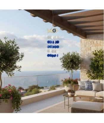 Colgante Ojo Turco de Resina - Decoración Marítima, Estilo Mediterráneo