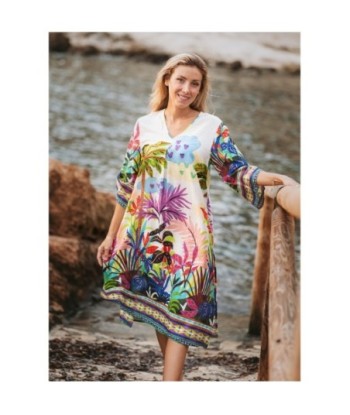 Vestido Largo de Mujer Estampado Geométrico - Moda Mujer Elegante para Fiesta y Ocasiones Especiales - ISLABONITA
