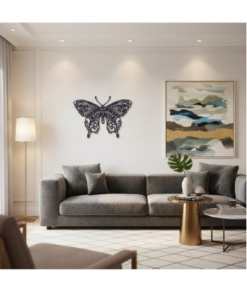 Adorno Pared Mariposa de Metal | Estilo Moderno | Ideal para Jardín