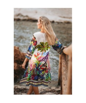 Vestido Largo de Mujer Estampado Geométrico - Moda Mujer Elegante para Fiesta y Ocasiones Especiales - ISLABONITA