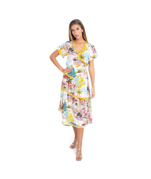 Vestido Largo Midi Verde Estampado para Mujer - Moda Etnica, Ideal para Fiesta y Ocasiones Especiales, Comodidad