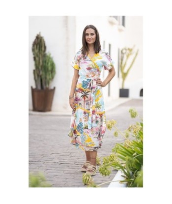 Vestido Largo Midi Verde Estampado para Mujer - Moda Etnica, Ideal para Fiesta y Ocasiones Especiales, Comodidad