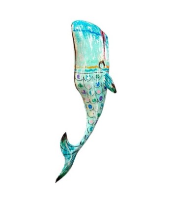 Figura de Ballena de Hojalata Decorativa para el Hogar - Estilo Marinero