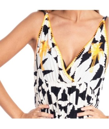 Vestido Largo Midi Azul para Mujer - Moda Elegante, Estampado Único, Ideal para Fiesta y Ocasiones Especiales
