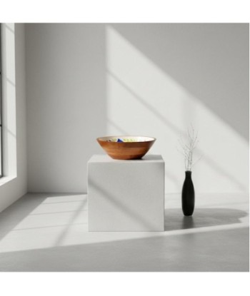 Cuenco de Madera y Resina con Diseño de Limones - Ideal para Decorar tu Mesa