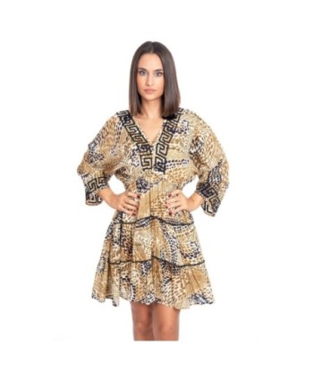 Vestido Corto Lila Mujer - Moda Isla Bonita Animal Print, Estampado Elegante, Perfecto para Fiesta y Ocasiones