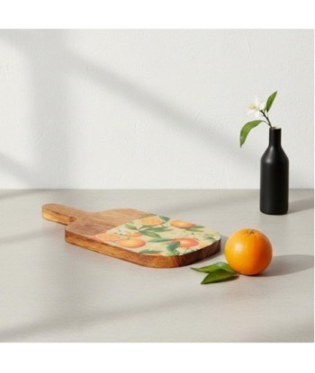 Tabla de Cortar Naranjas de Madera y Resina - Decorativa y Funcional