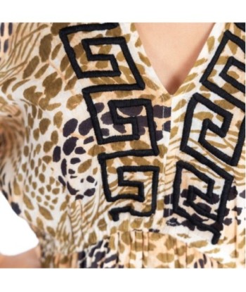 Vestido Corto Lila Mujer - Moda Isla Bonita Animal Print, Estampado Elegante, Perfecto para Fiesta y Ocasiones