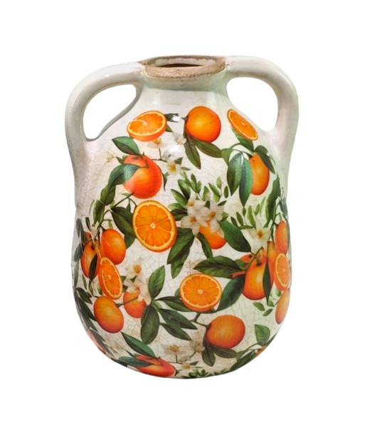 Jarrón Naranjas S de Cerámica - Decoración Moderna y Elegante