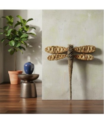 Adorno Pared Libelula en Jacinto de Agua | Estilo Natural y Decorativo