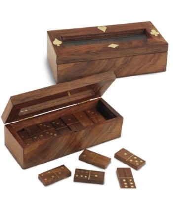 Decor and Go Cajas Domino Incluye set de 2 Unidades Ideal Regalo De Juegos World Map