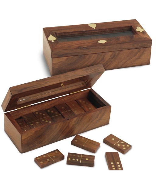 Decor and Go Cajas Domino Incluye set de 2 Unidades Ideal Regalo De Juegos World Map