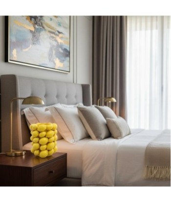 Jarrón Limones de Dolomita - Decoración Moderna y Colorida