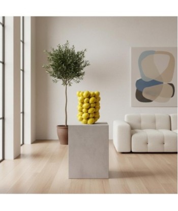 Jarrón Limones de Dolomita - Decoración Colorida y Divertida para el Hogar